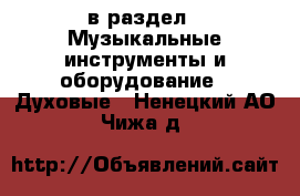  в раздел : Музыкальные инструменты и оборудование » Духовые . Ненецкий АО,Чижа д.